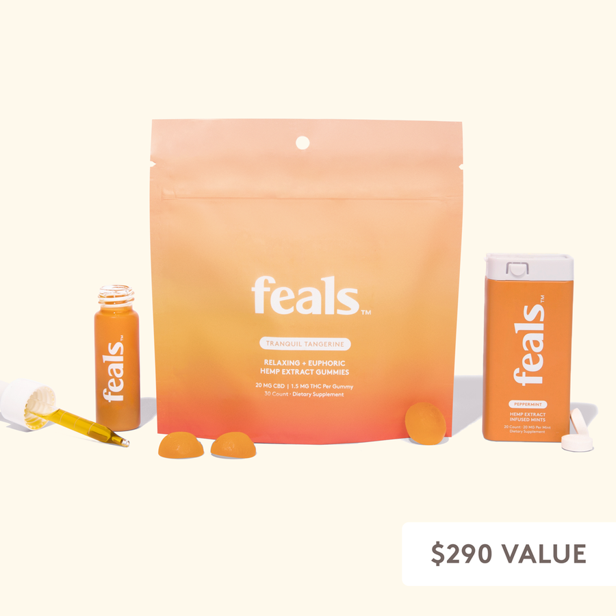 Daily CBD for All Day Calm and Relaxation | The Relax Bundle | Feals